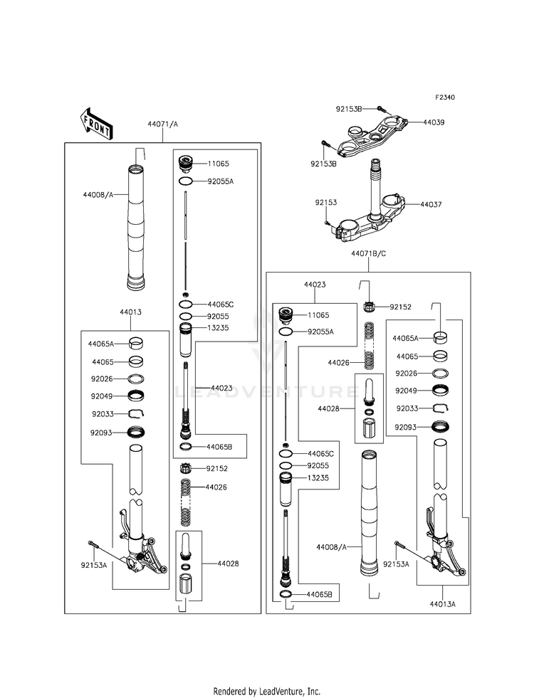 Front Fork Schematic
