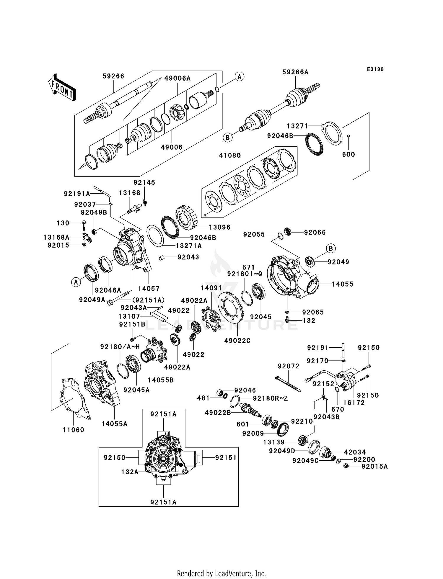 DRIVE SHAFT-FRONT