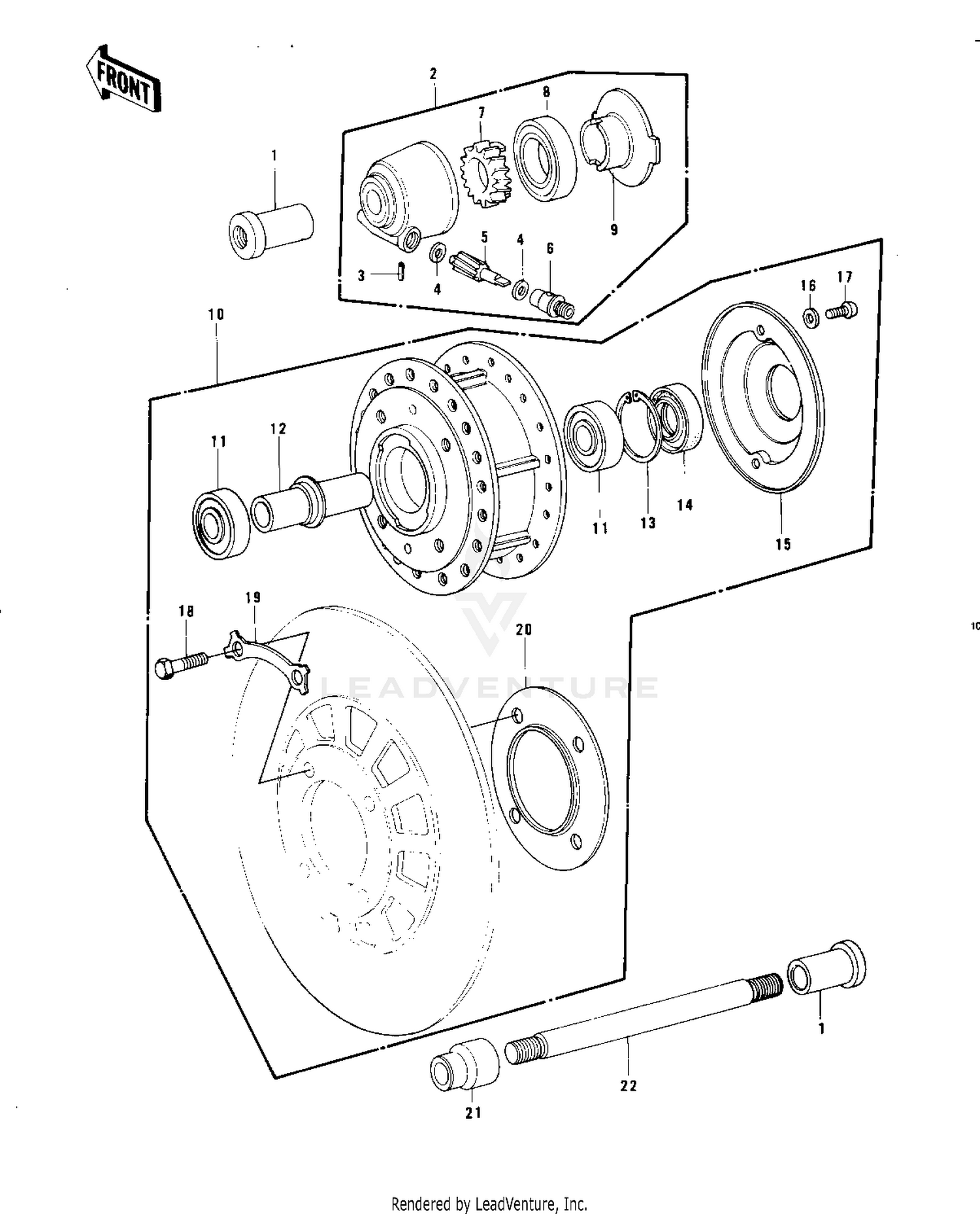 FRONT HUB