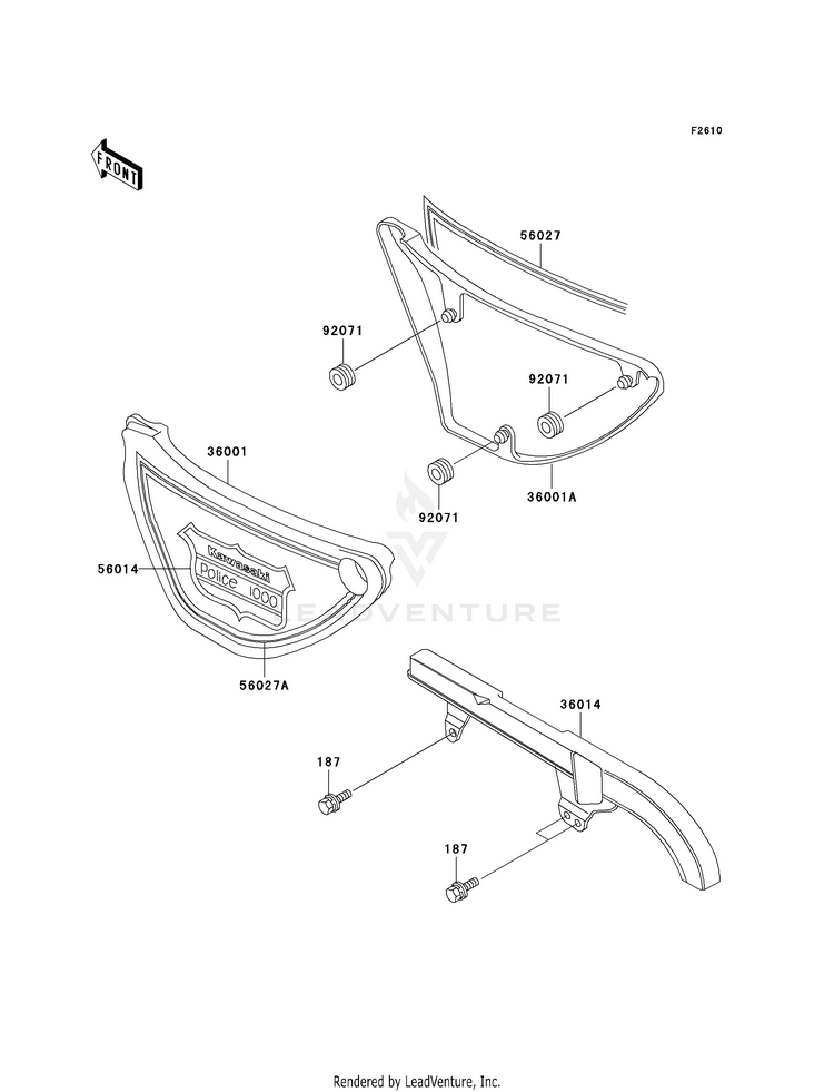 Side Covers/Chain Cover (P20) Schematic