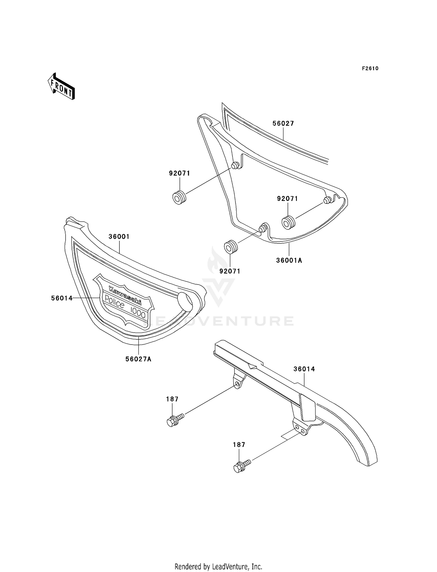 SIDE COVERS/CHAIN COVER (P20)