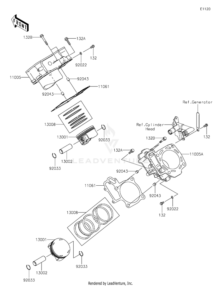 Cylinder/Piston(S) Schematic