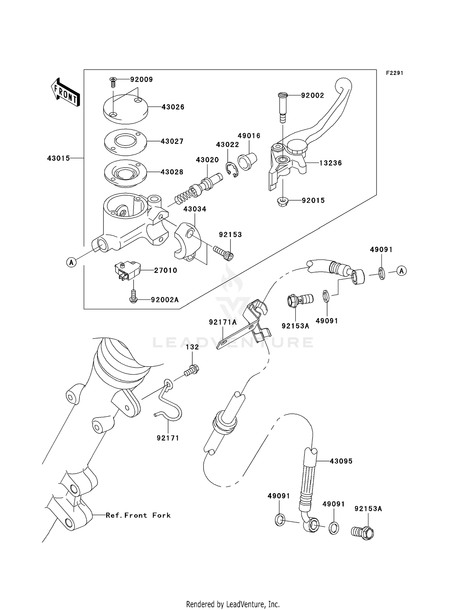 FRONT MASTER CYLINDER