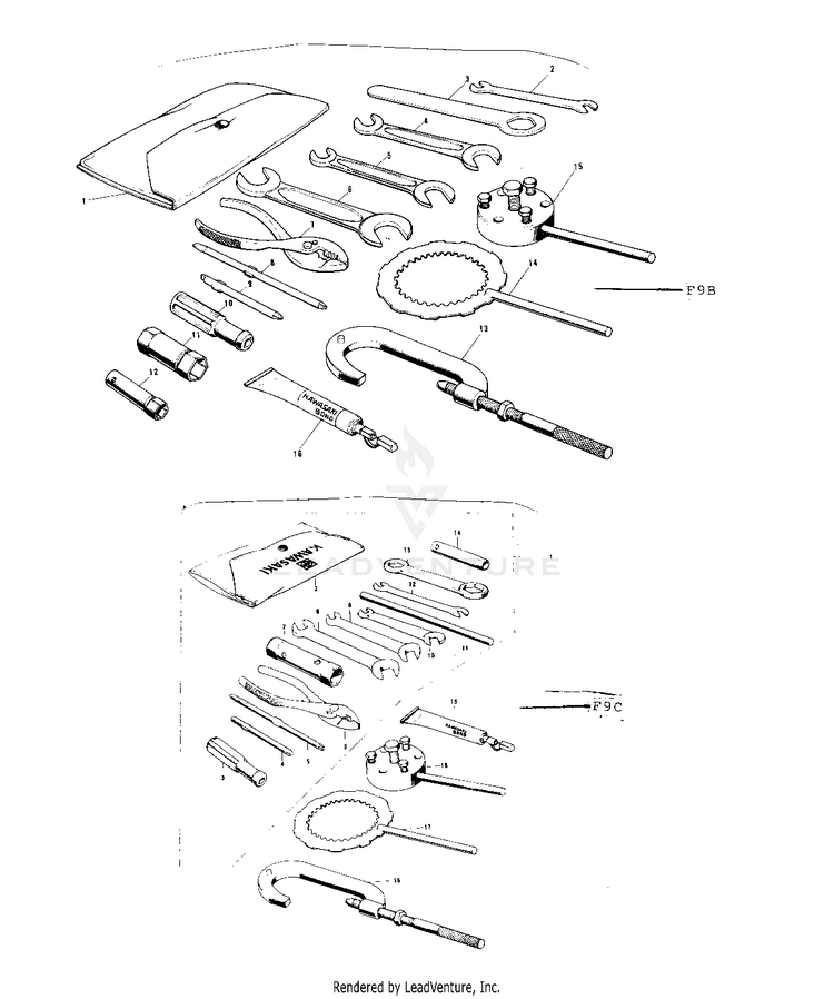Owner Tools/Special Service Tools ('74-' Schematic
