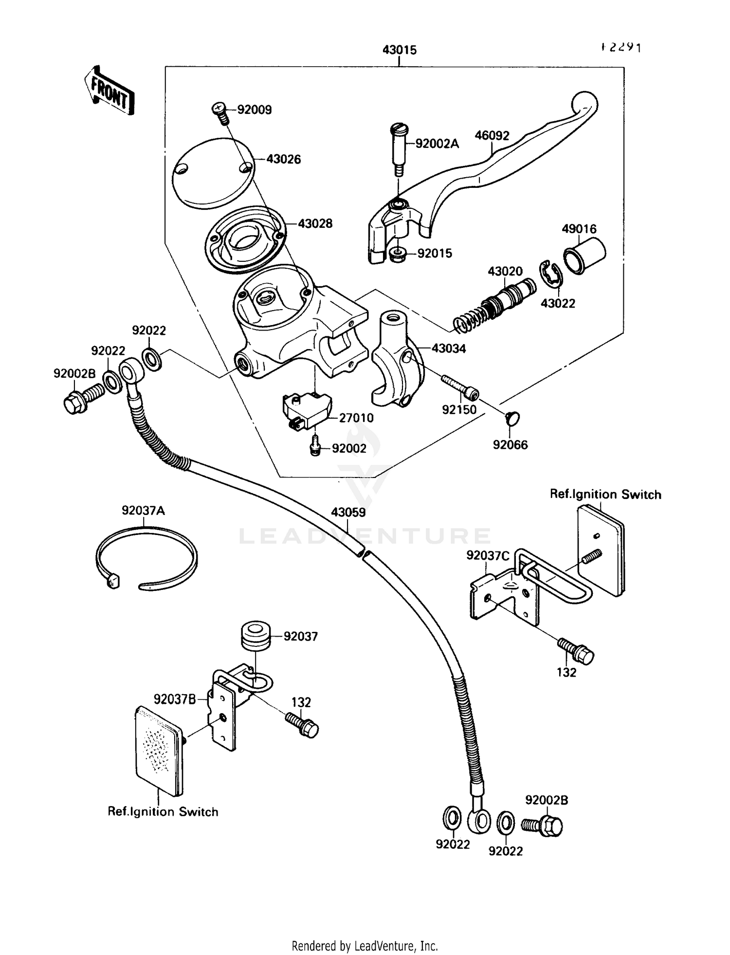 FRONT MASTER CYLINDER