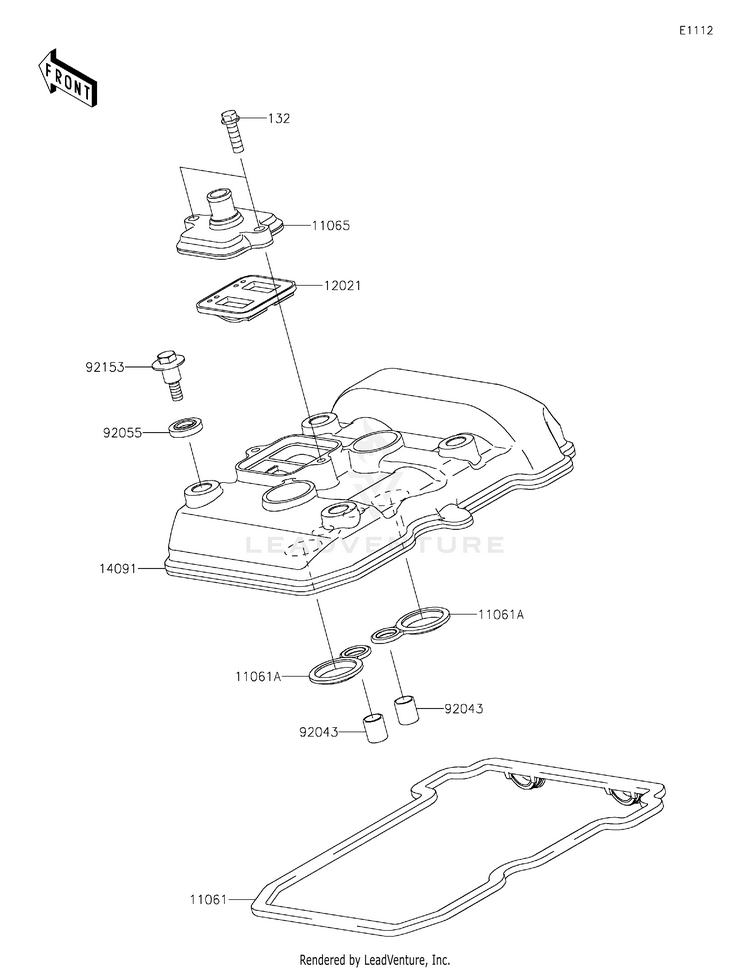 Cylinder Head Cover Schematic