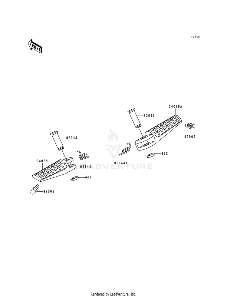 Footrests Schematic