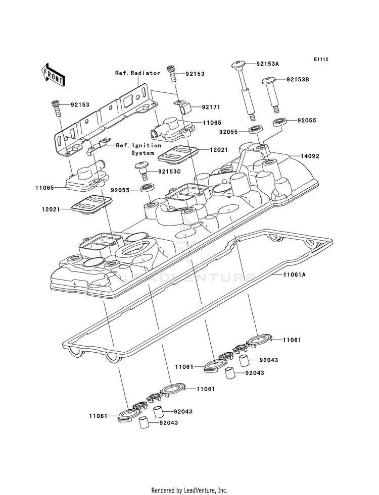 Cylinder Head Cover Schematic