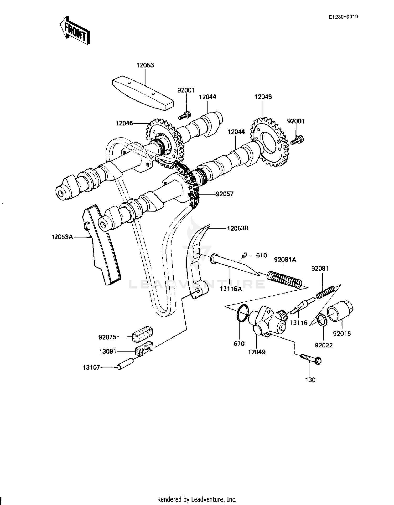 CAMSHAFTS/CHAIN/TENSIONER