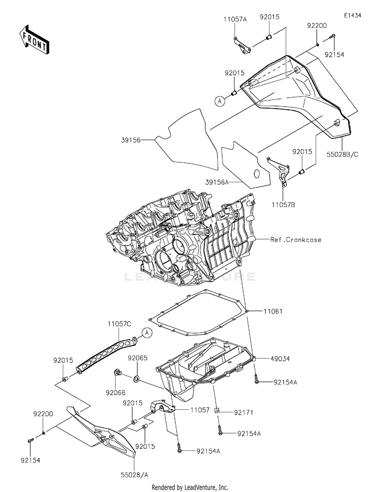 Oil Pan Schematic
