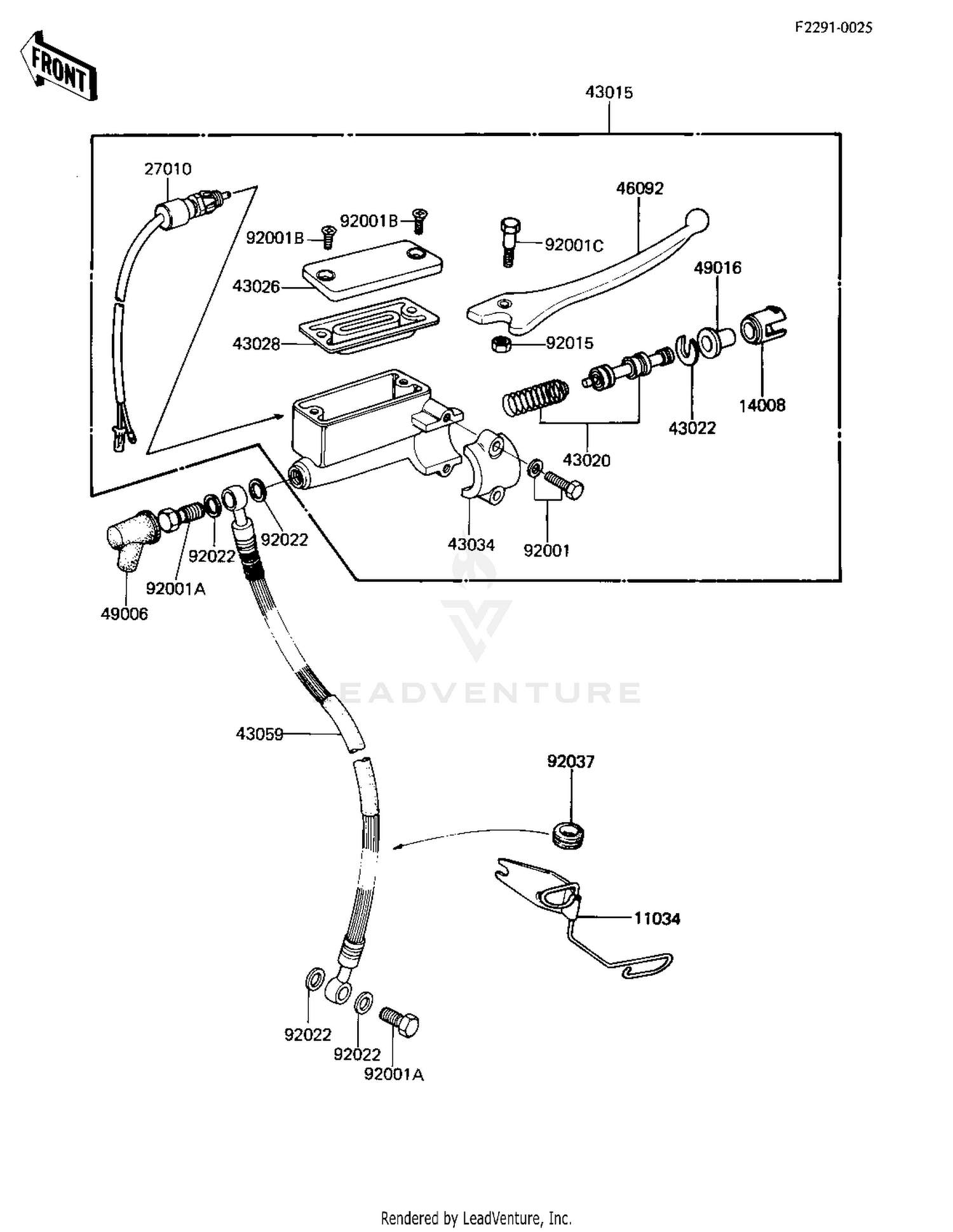 FRONT MASTER CYLINDER