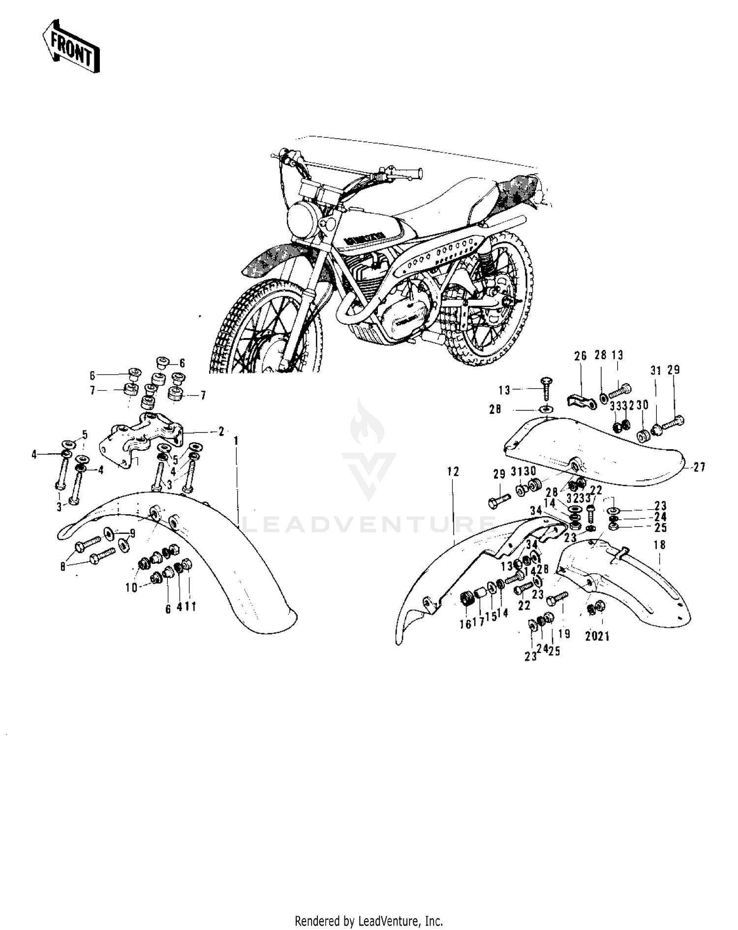 FENDERS ('73-'75 F11/F11-A/F11-B)