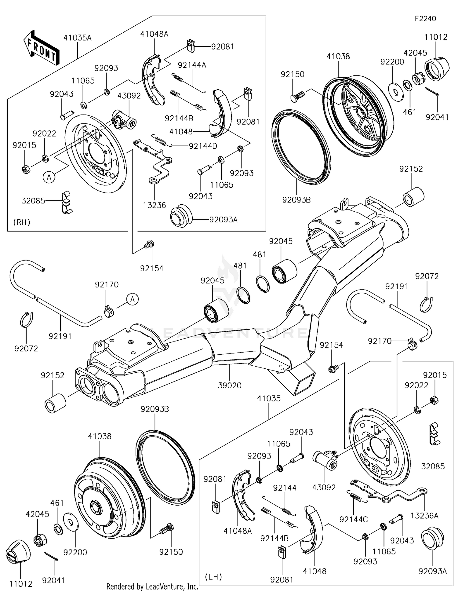 Rear Hubs/Brakes