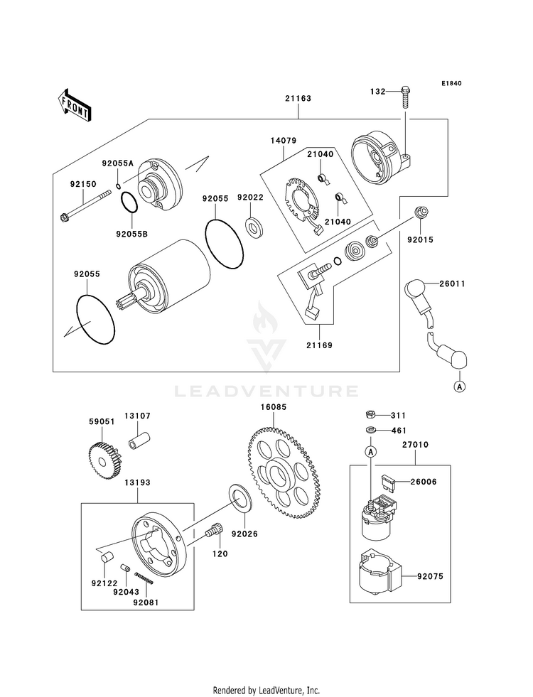Starter Motor Schematic