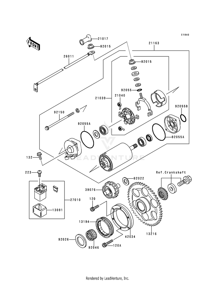Starter Motor Schematic
