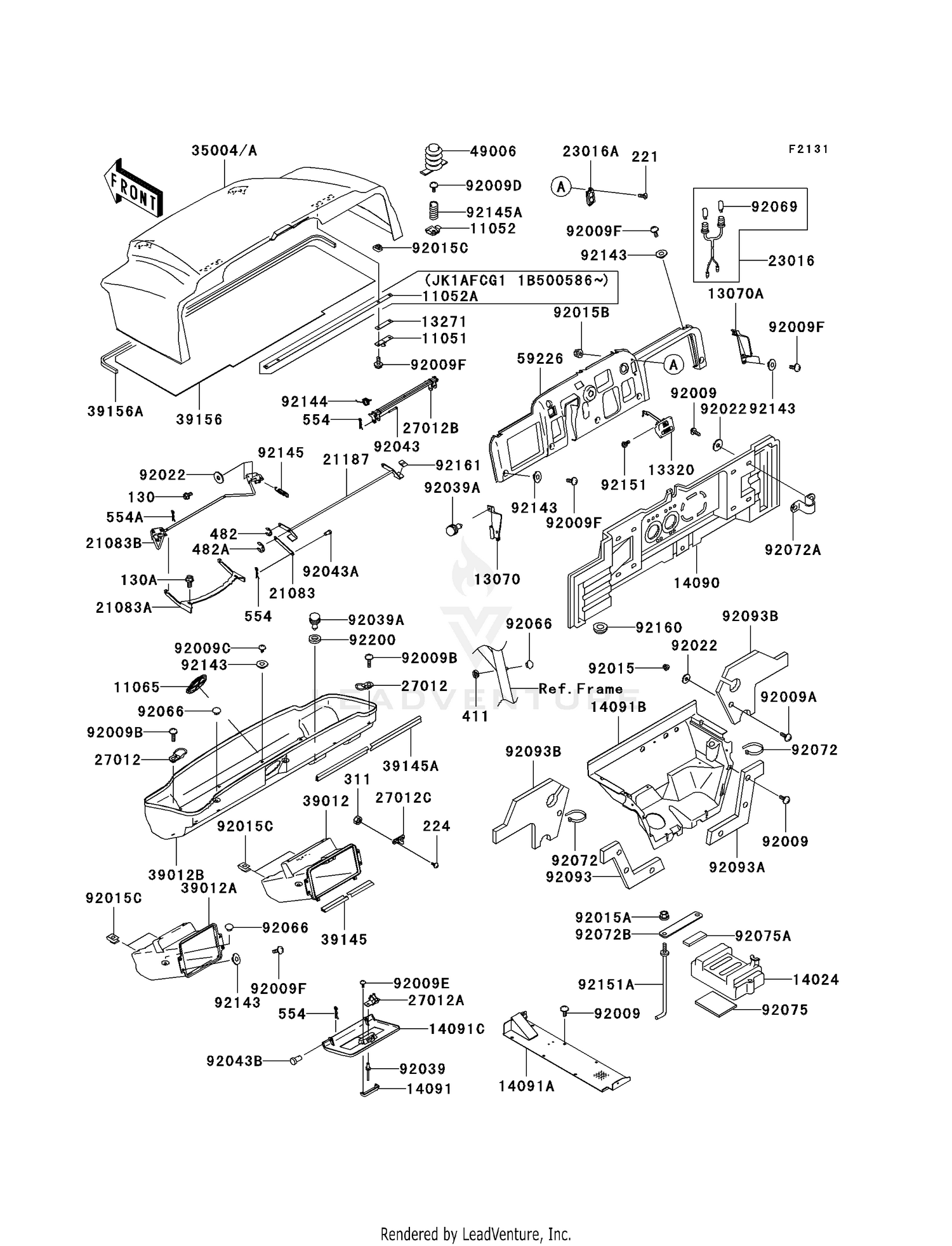 FRAME FITTINGS (KAF620-G1)