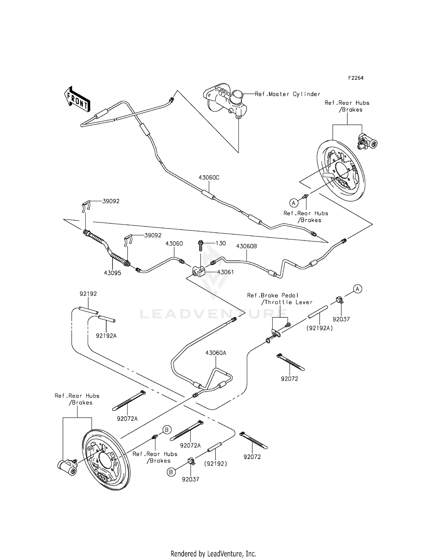 REAR BRAKE PIPING