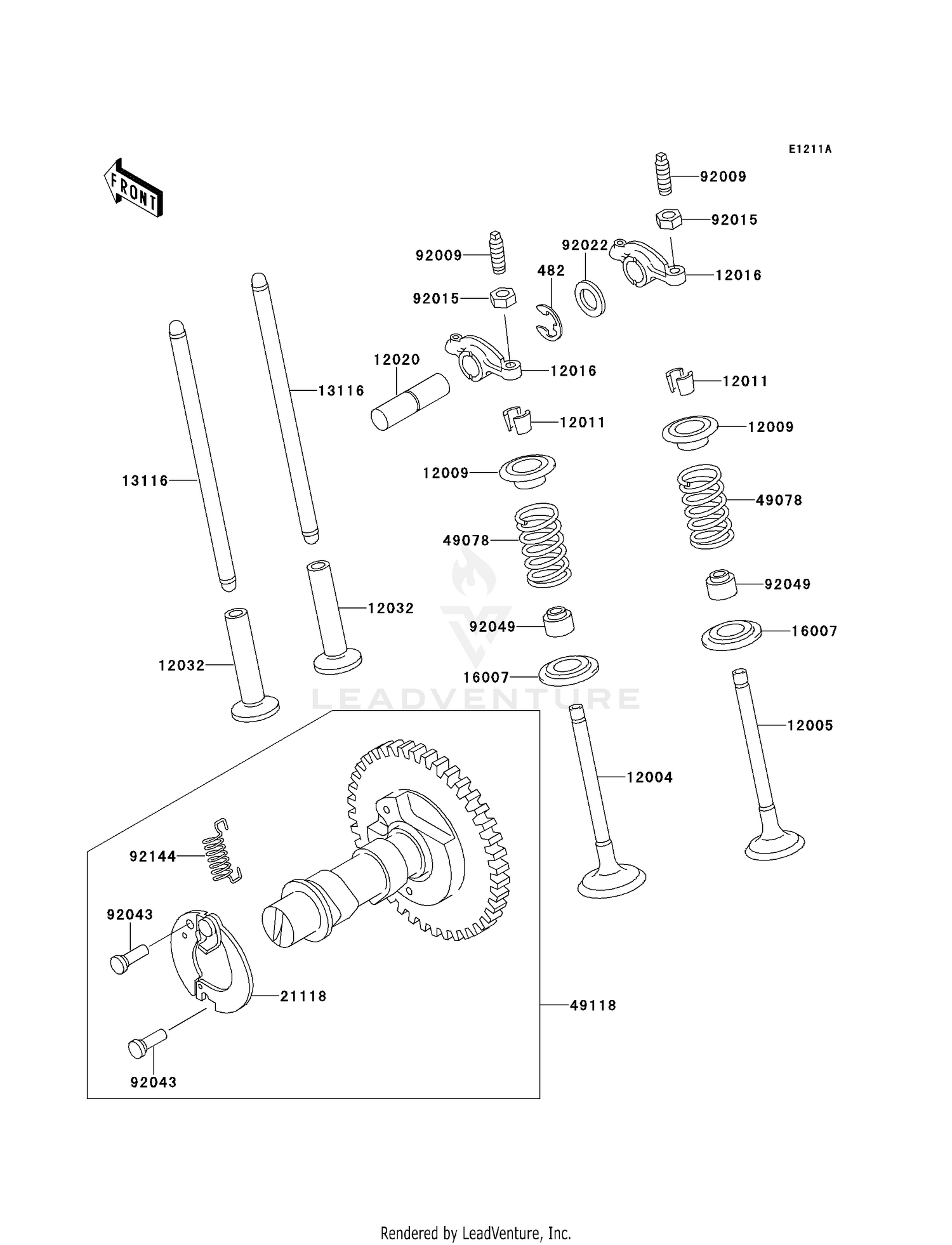 VALVE(S)/CAMSHAFT(S)(KAF300-B2)