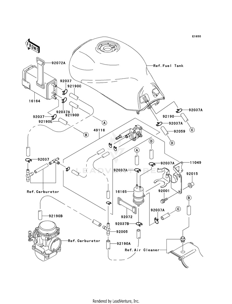 Fuel Evaporative System Schematic
