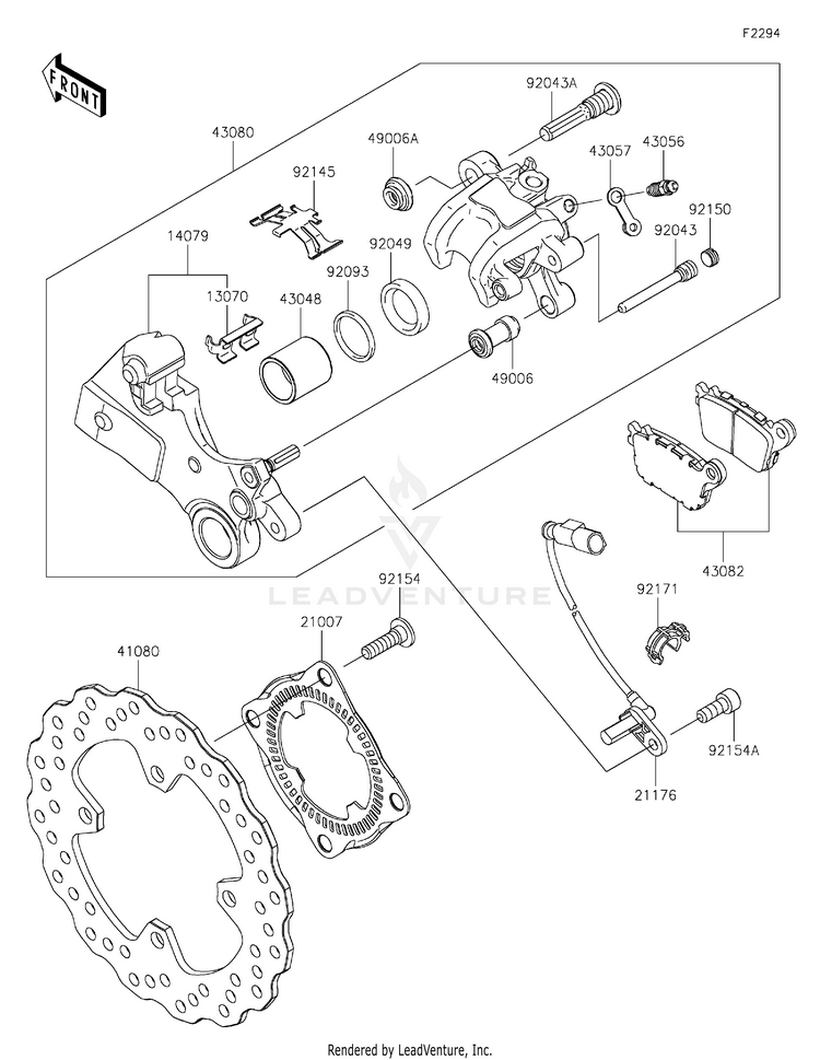 Rear Brake Schematic
