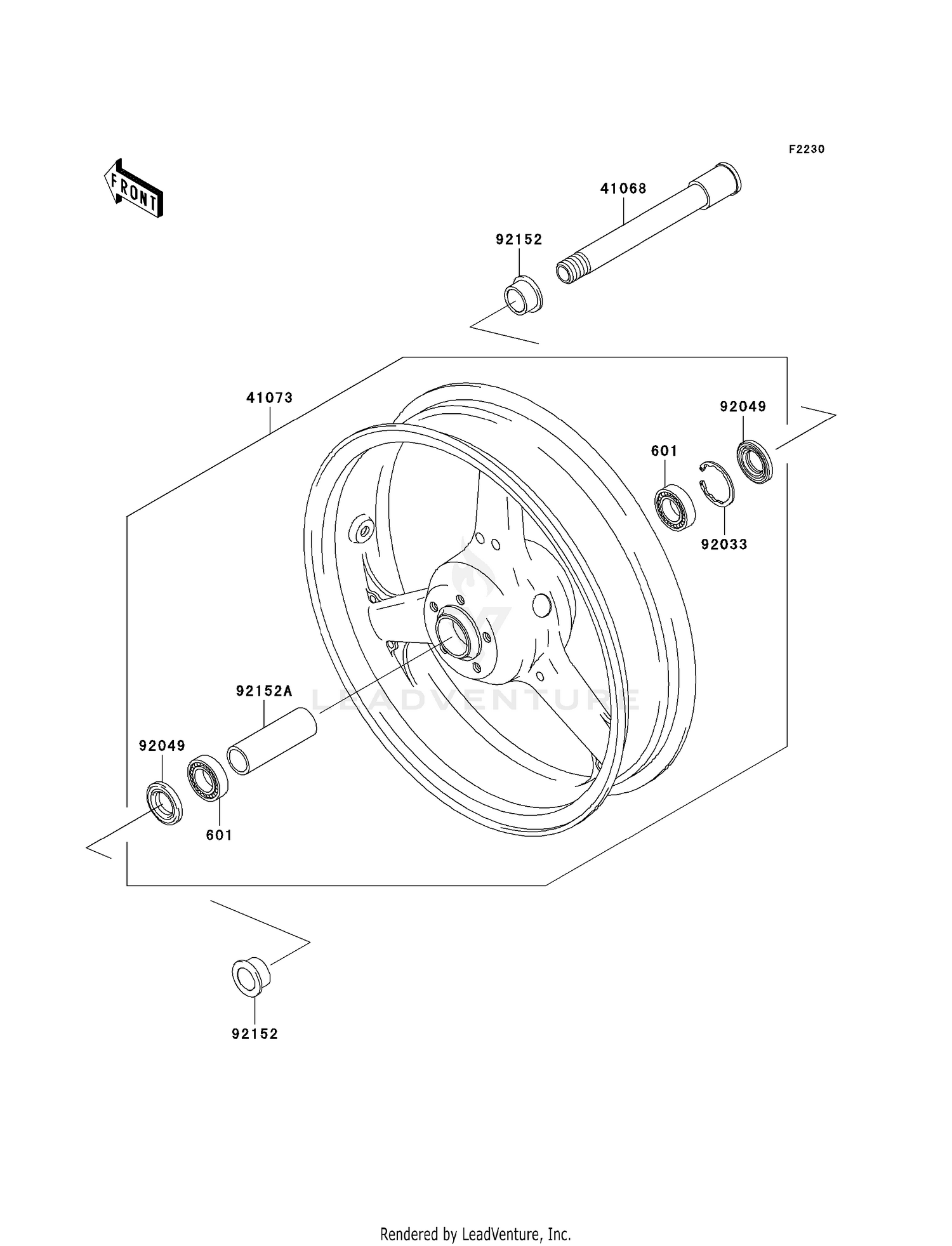 FRONT HUB