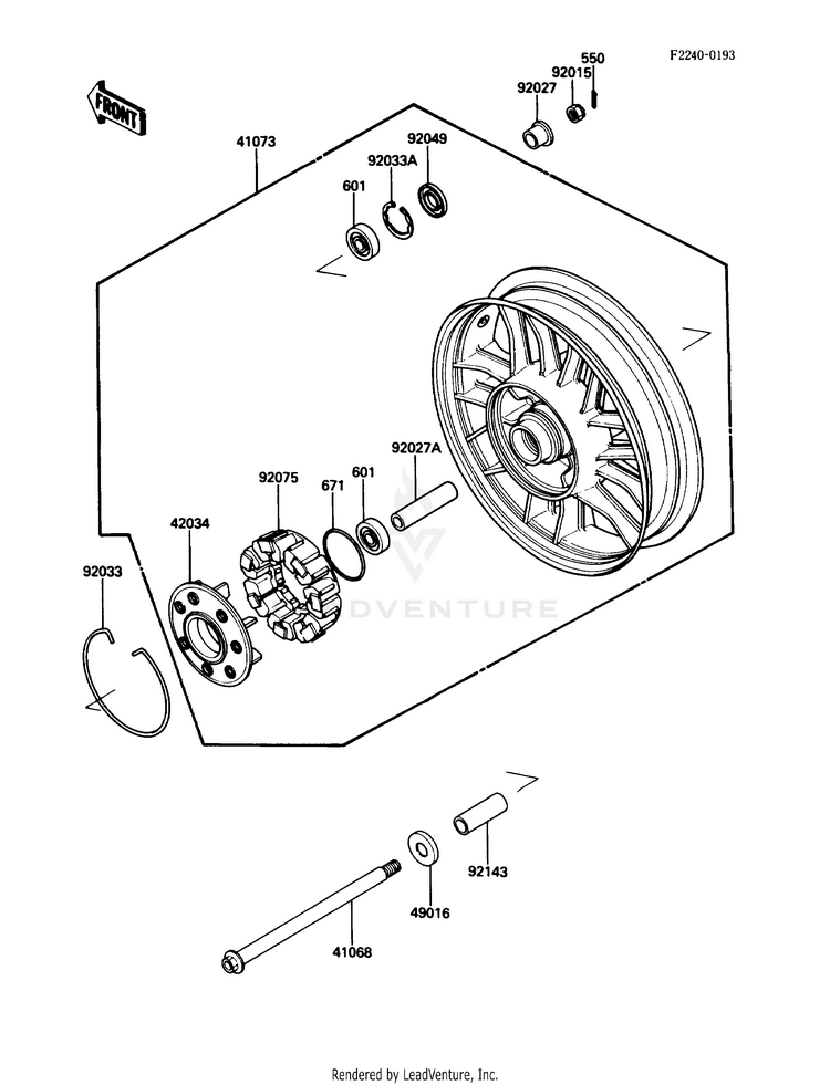 Rear Hub Schematic