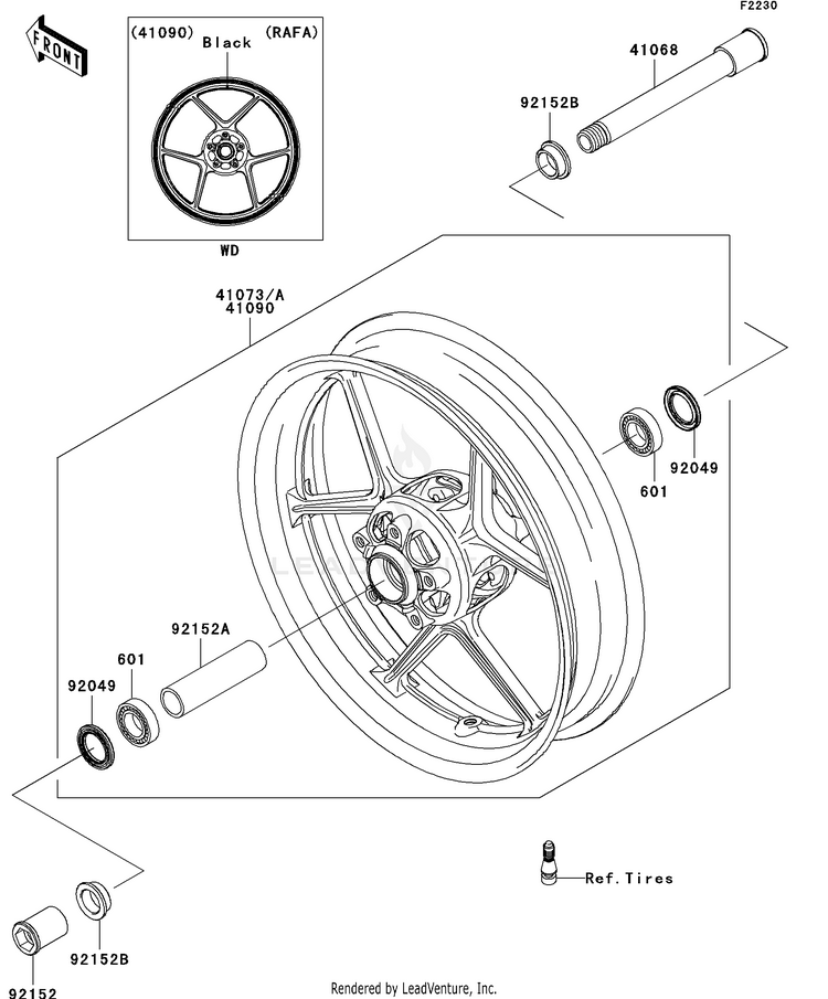 Front Wheel Schematic