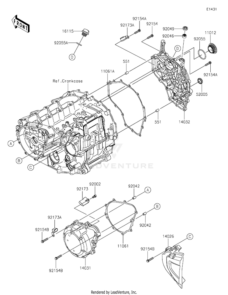 Engine Cover(S) Schematic