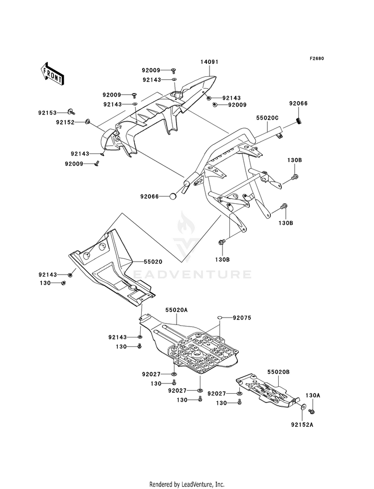 Guard(S)(A6f) KVF750A6F Brute Force 750 4x4i (2006) Schematic