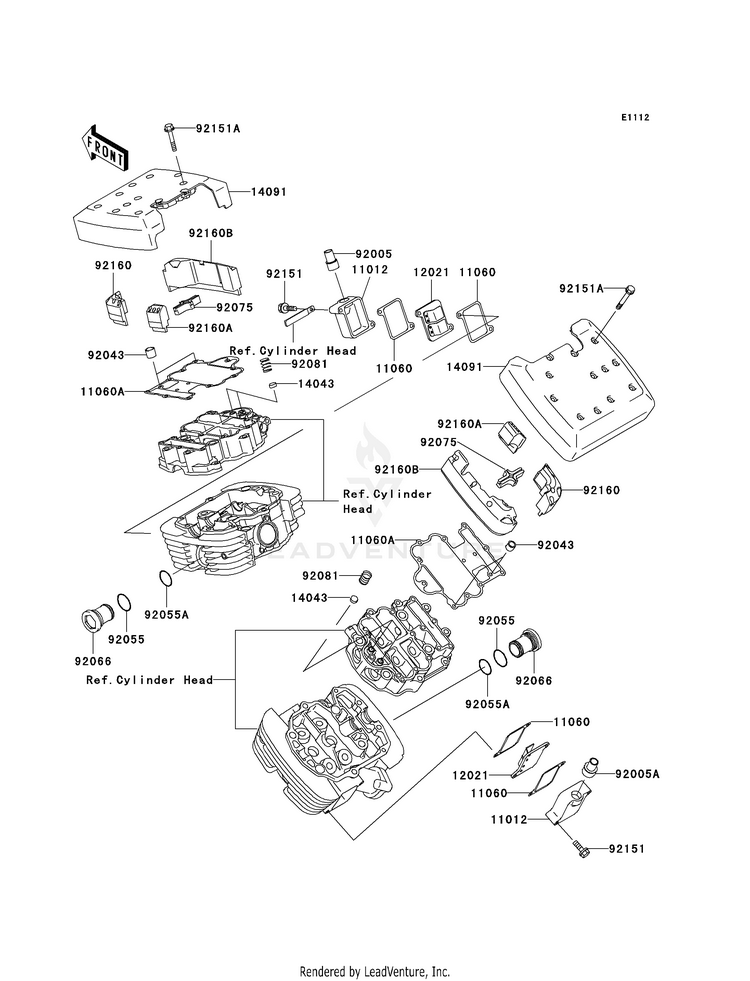 Cylinder Head Cover Schematic