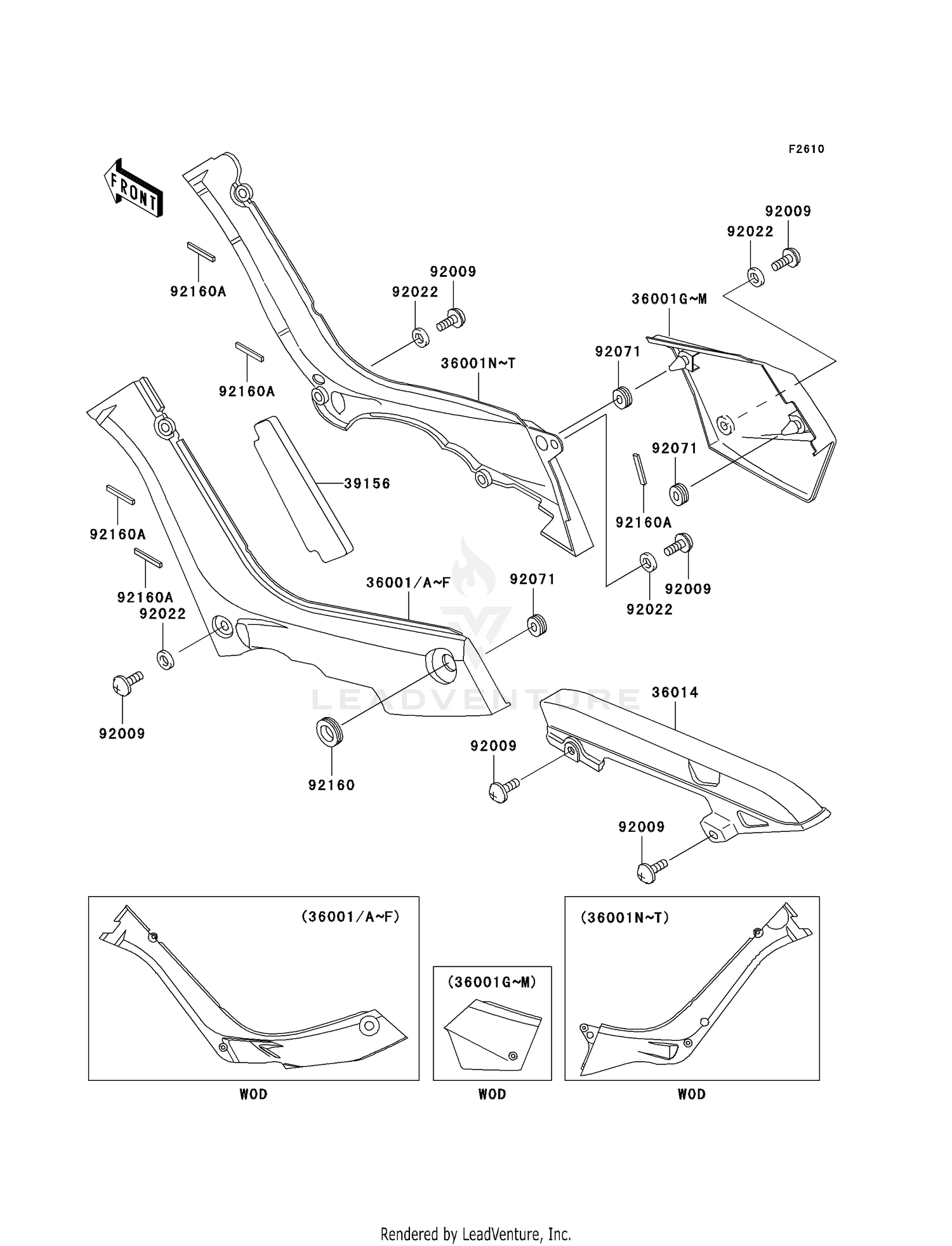 SIDE COVERS/CHAIN COVER