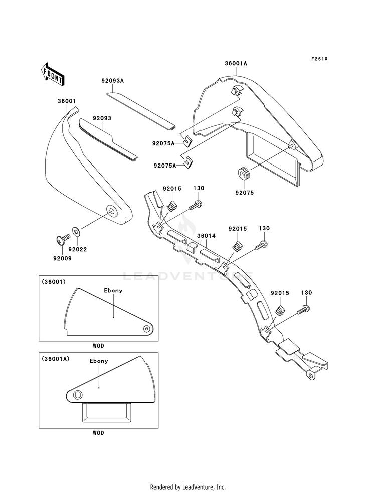 Side Covers/Chain Cover Schematic