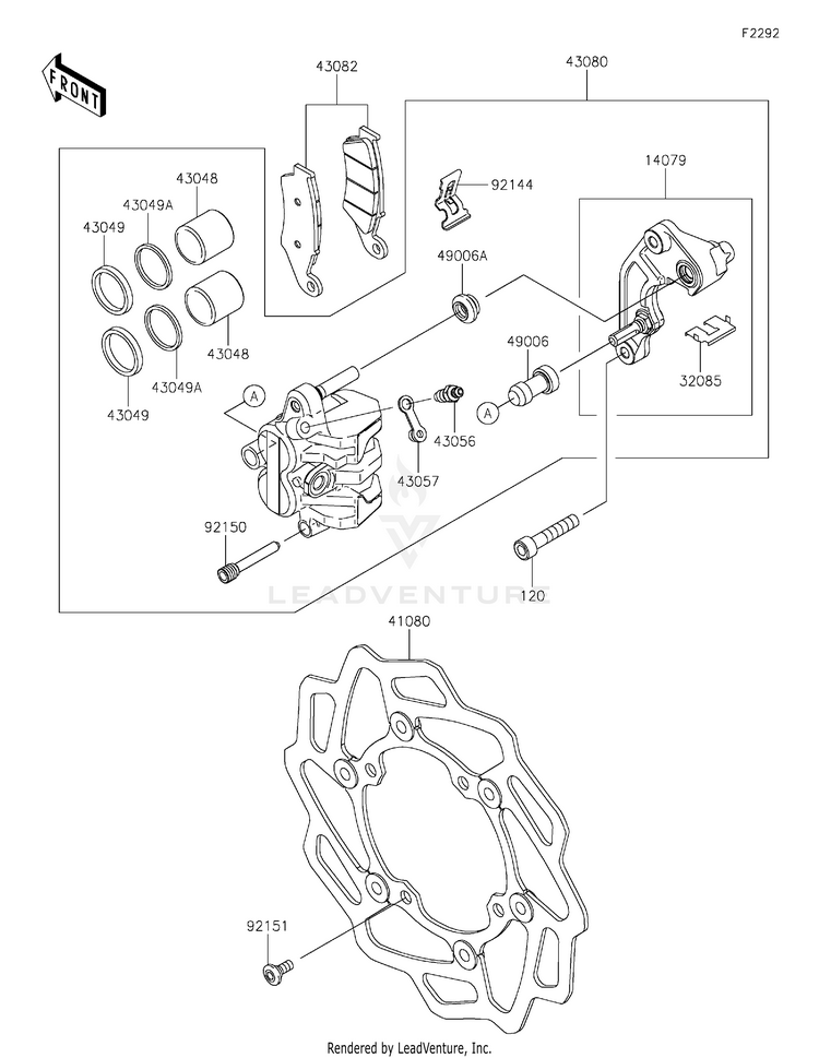 Front Brake Schematic