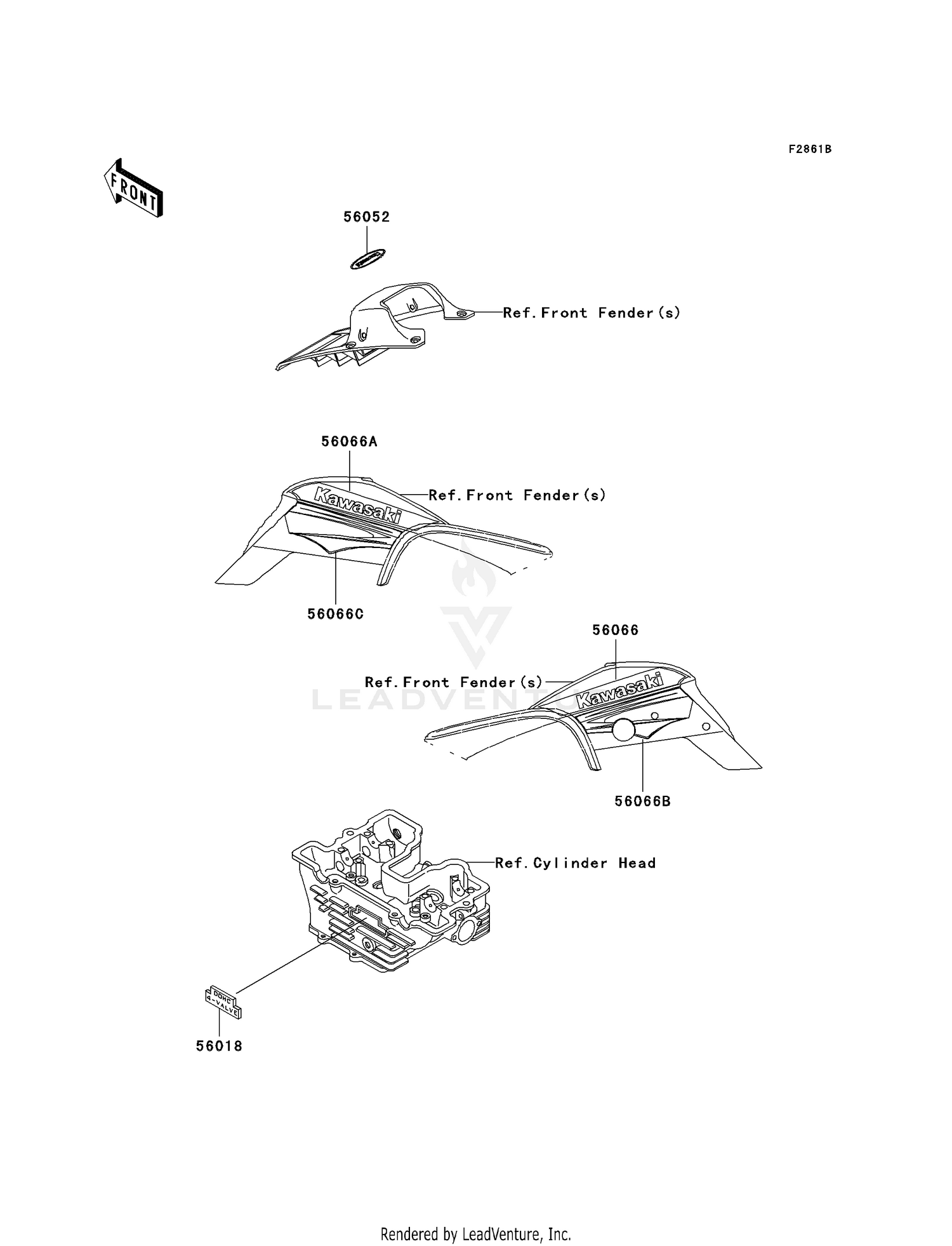 DECALS (KSF250-A17)