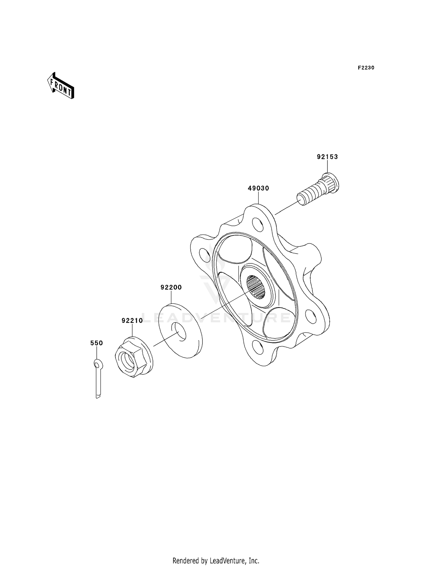 FRONT HUBS/BRAKES