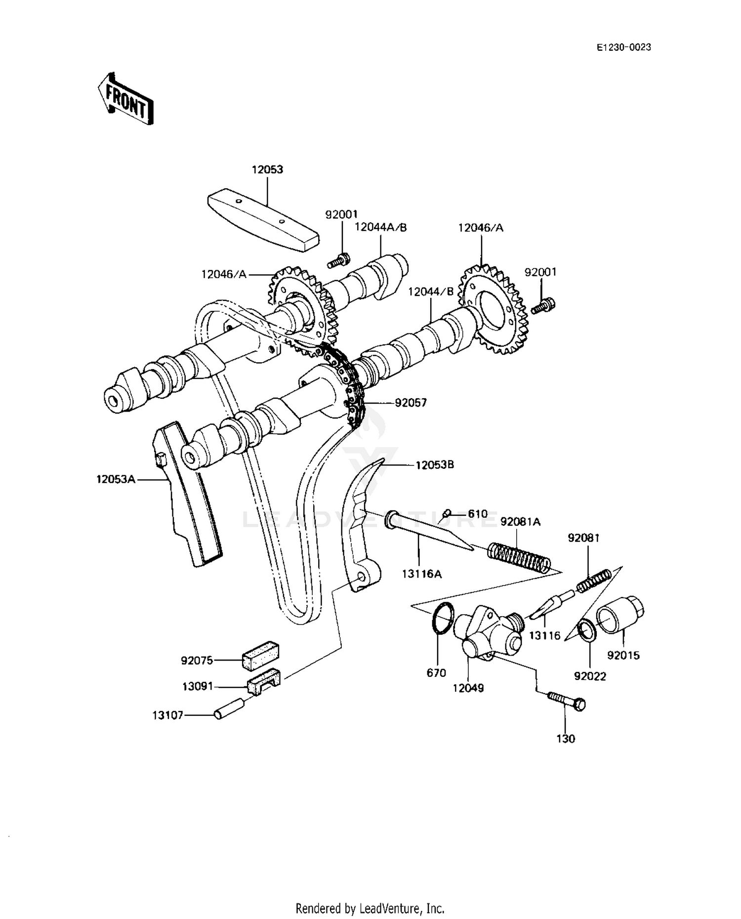 CAMSHAFTS/CHAIN/TENSIONER