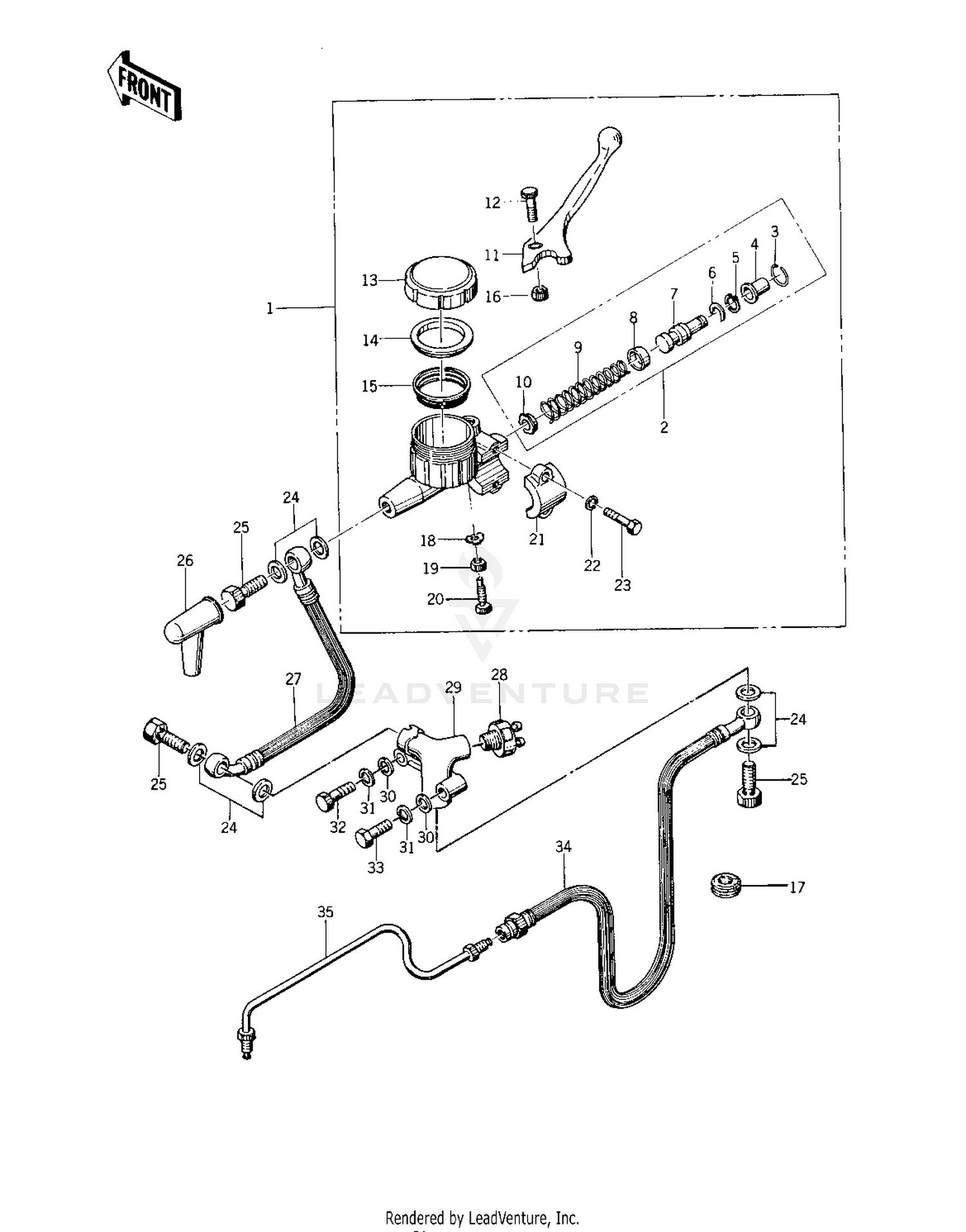 FRONT MASTER CYLINDER