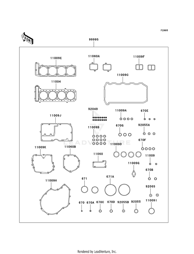 Gasket Kit Schematic