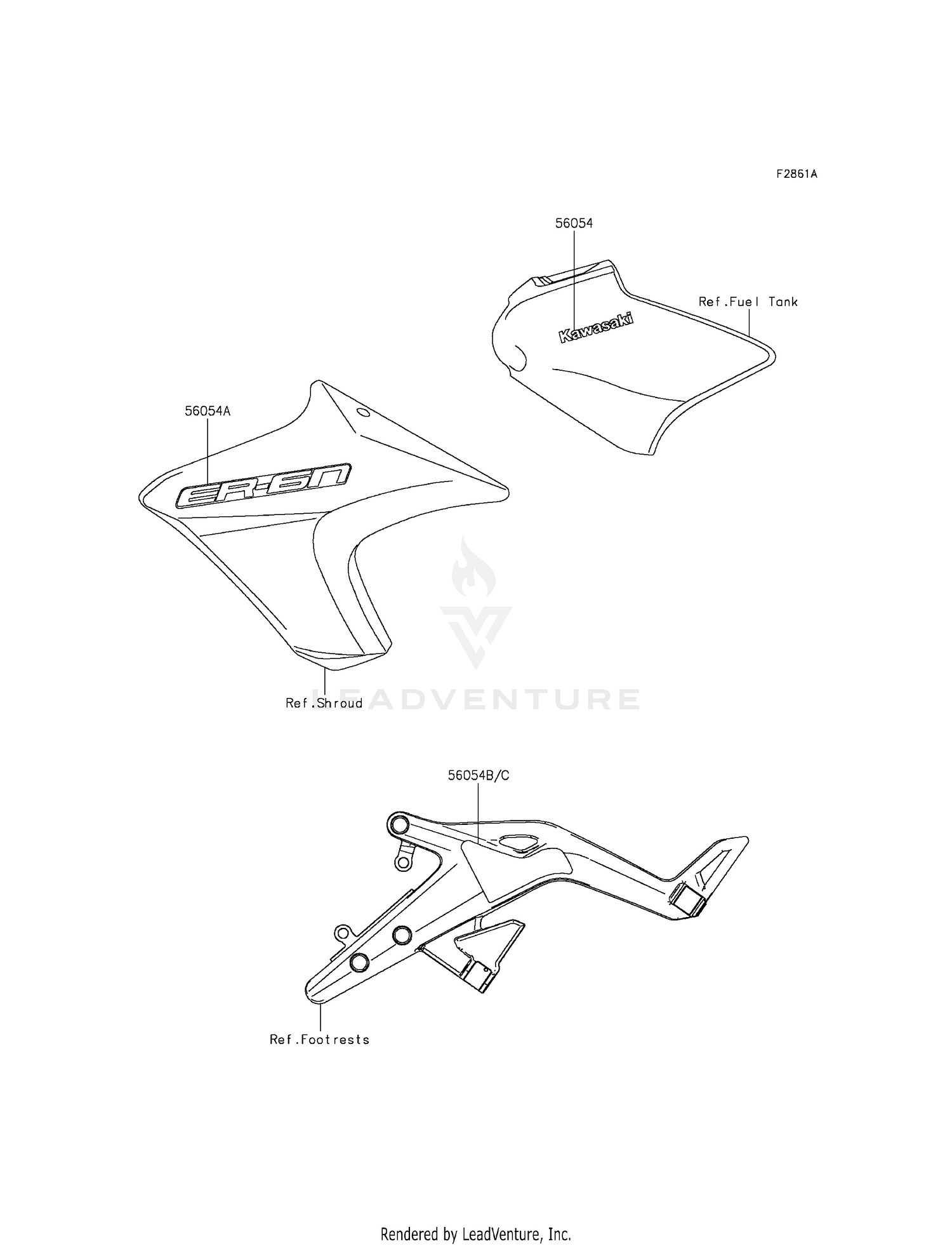 DECALS (YELLOW)(WHITE)(ECF)