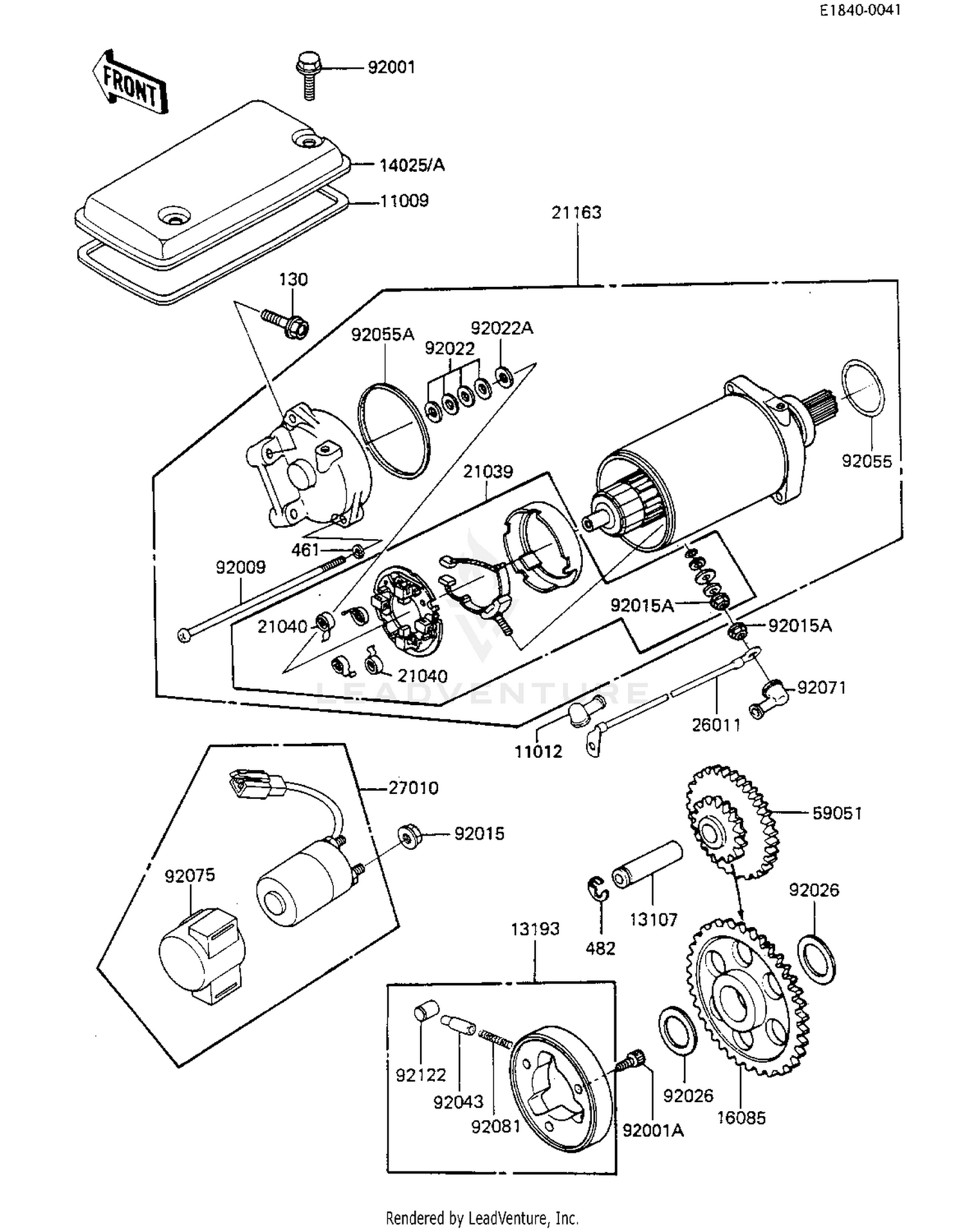 STARTER MOTOR/STARTER CLUTCH