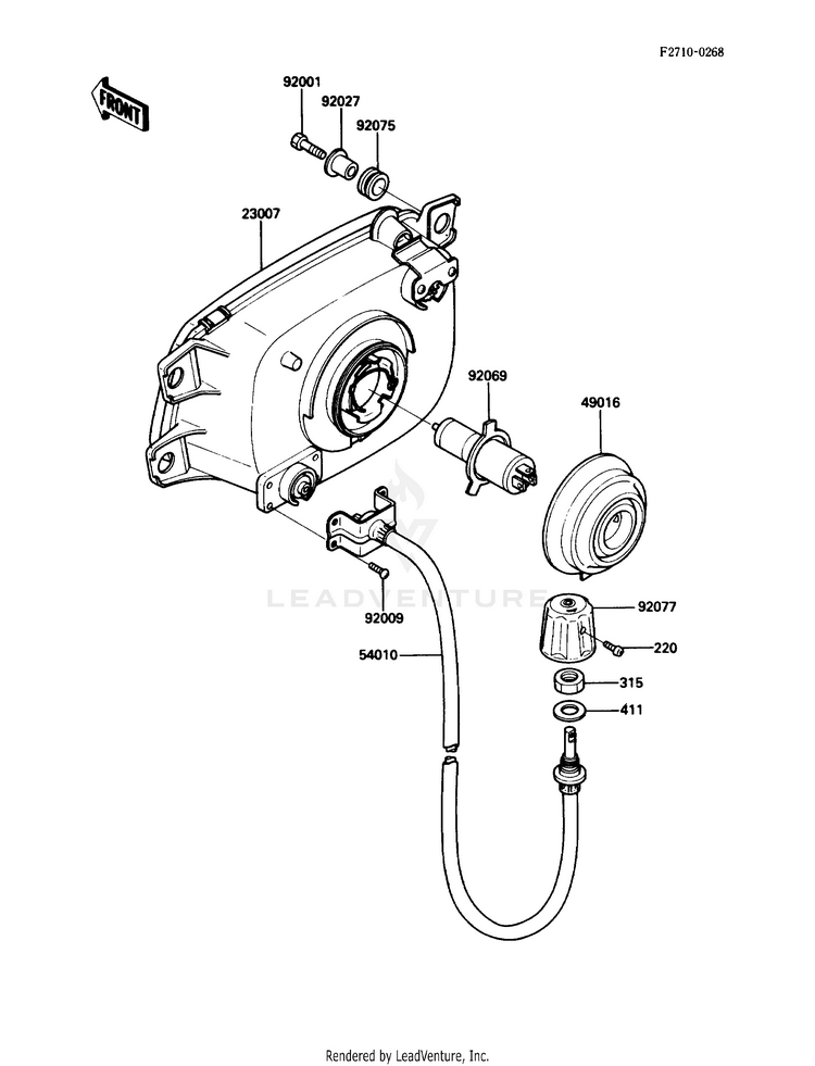 Head Lamp Schematic