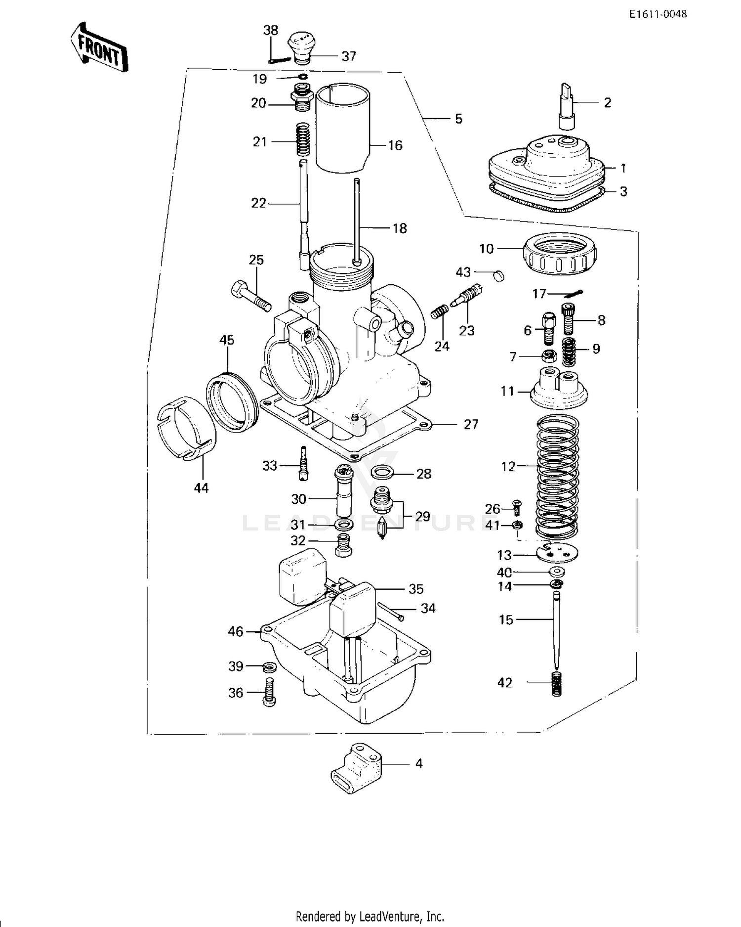 CARBURETOR (KM100-A6/A7)
