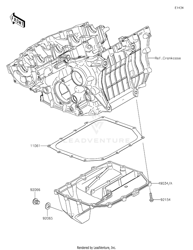 Oil Pan Schematic