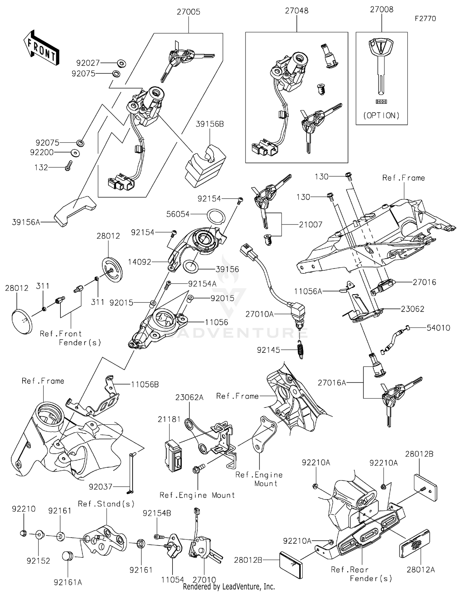 Ignition Switch/Locks/Reflectors