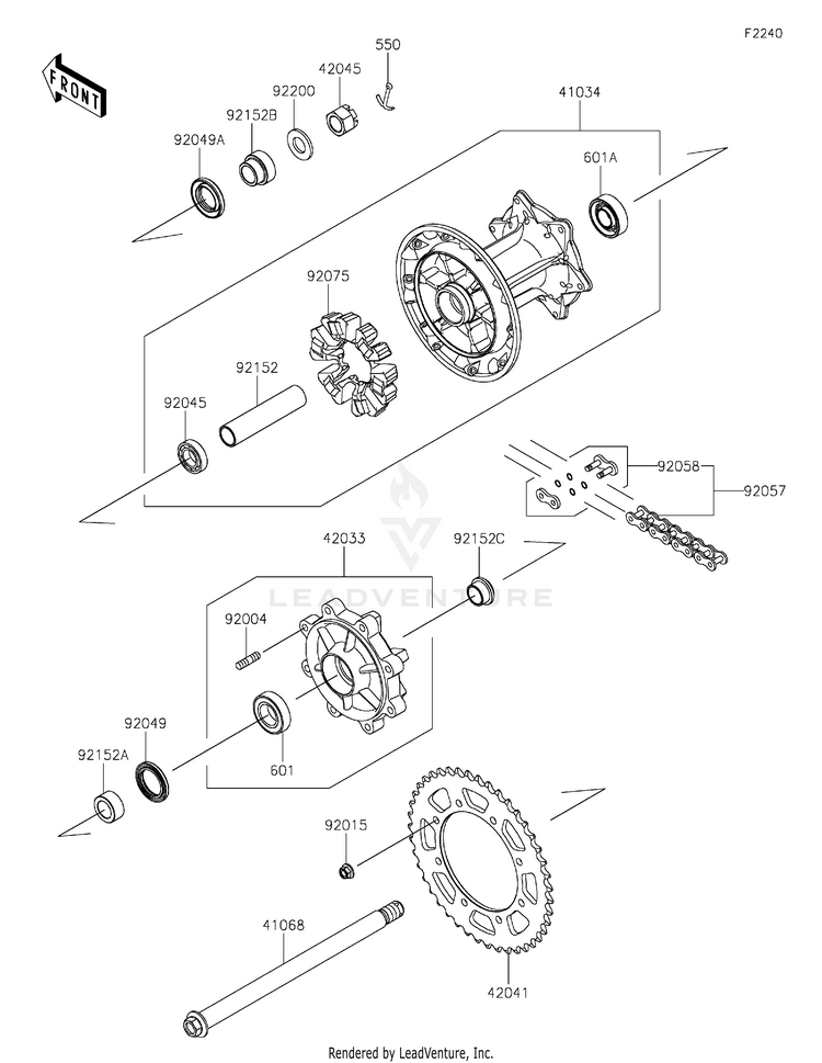 Rear Hub Schematic