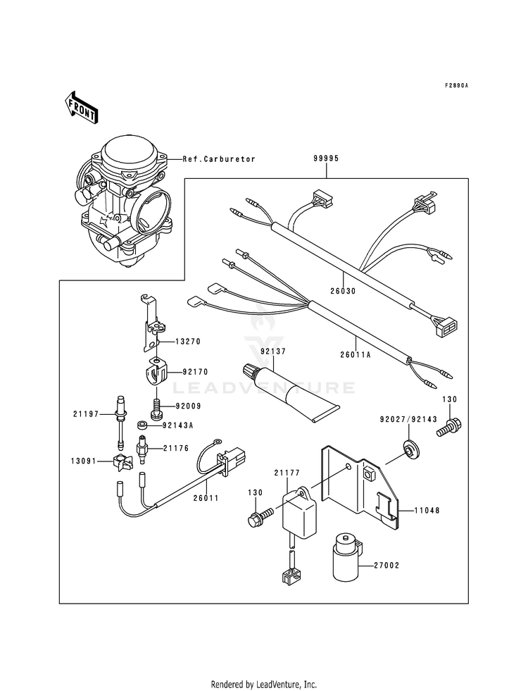 Optional Parts (Carburetor) Schematic