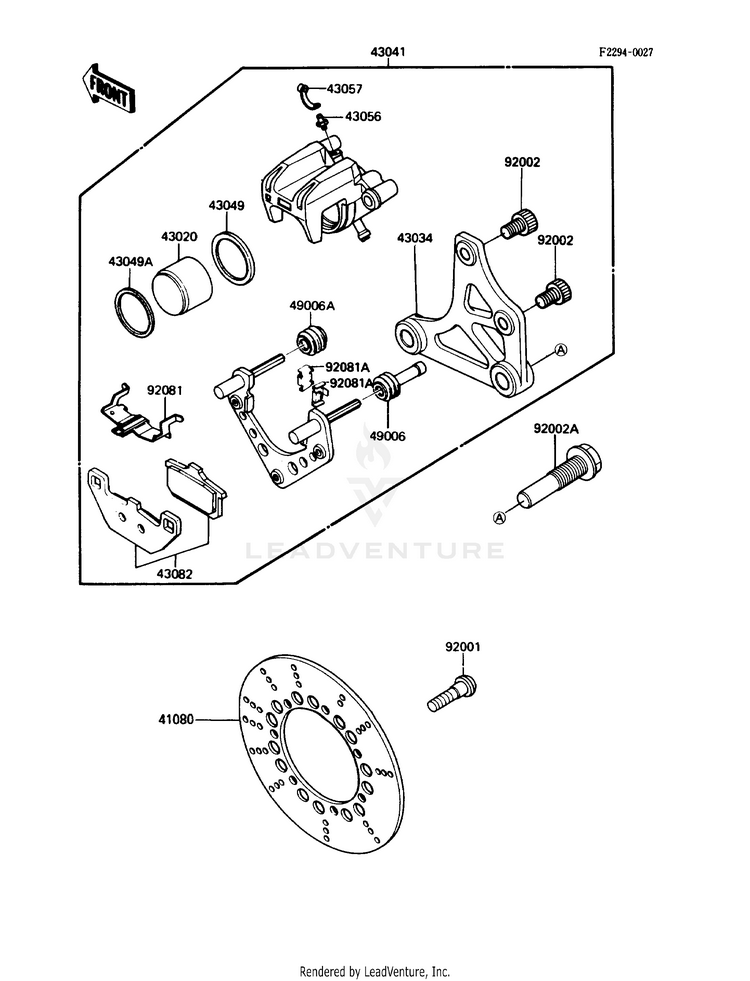 Rear Brake Schematic