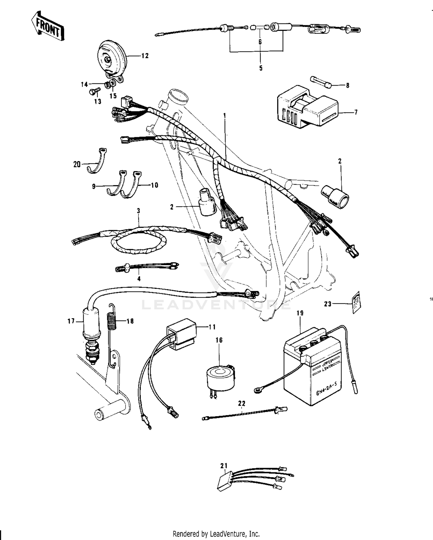 CHASSIS ELECTRICAL EQUIPMENT ('74-'75)