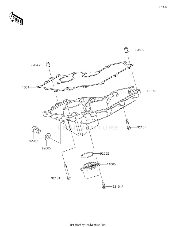 Oil Pan Schematic