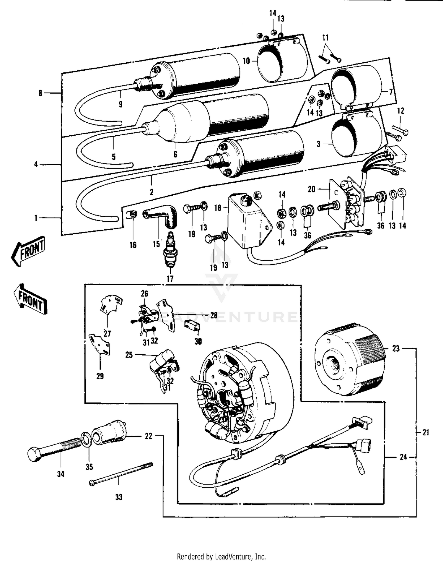IGNITION/GENERATOR/REGULATOR